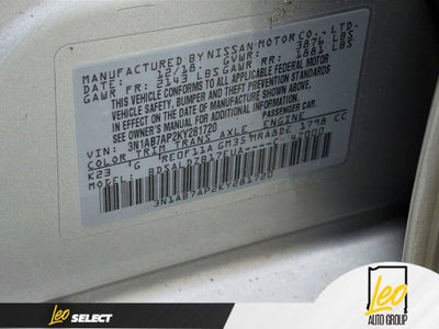 2019 Nissan Sentra SV