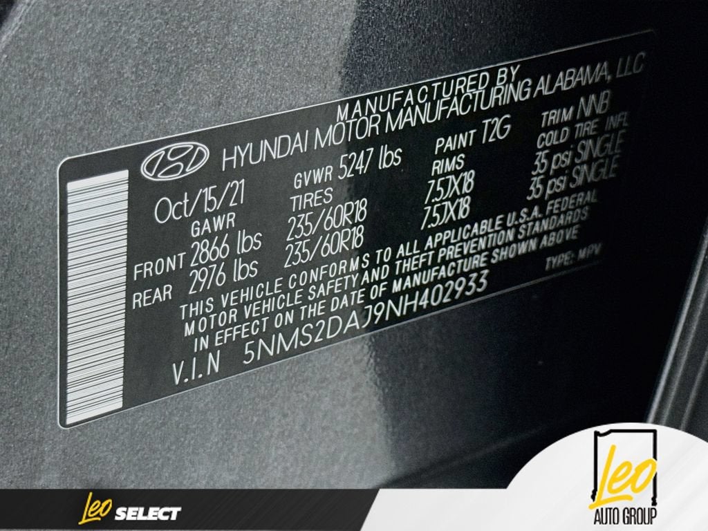 2022 Hyundai Santa Fe SEL