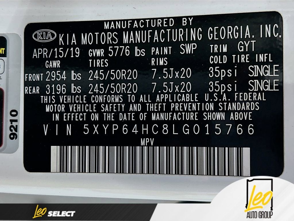 2020 Kia Telluride S