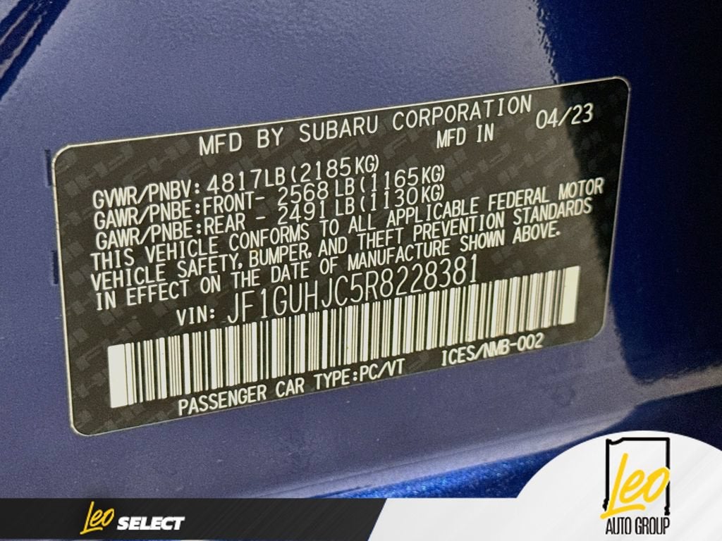 2024 Subaru Impreza RS 5-Door