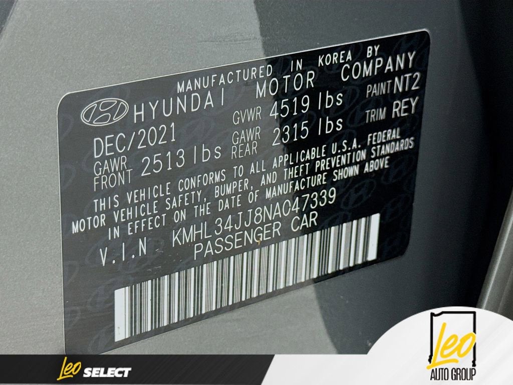2022 Hyundai Sonata Hybrid SEL