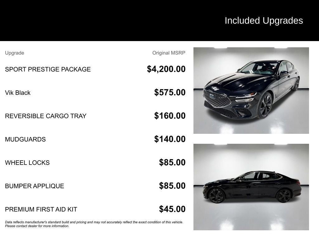 2023 Genesis G70 2.0T AWD