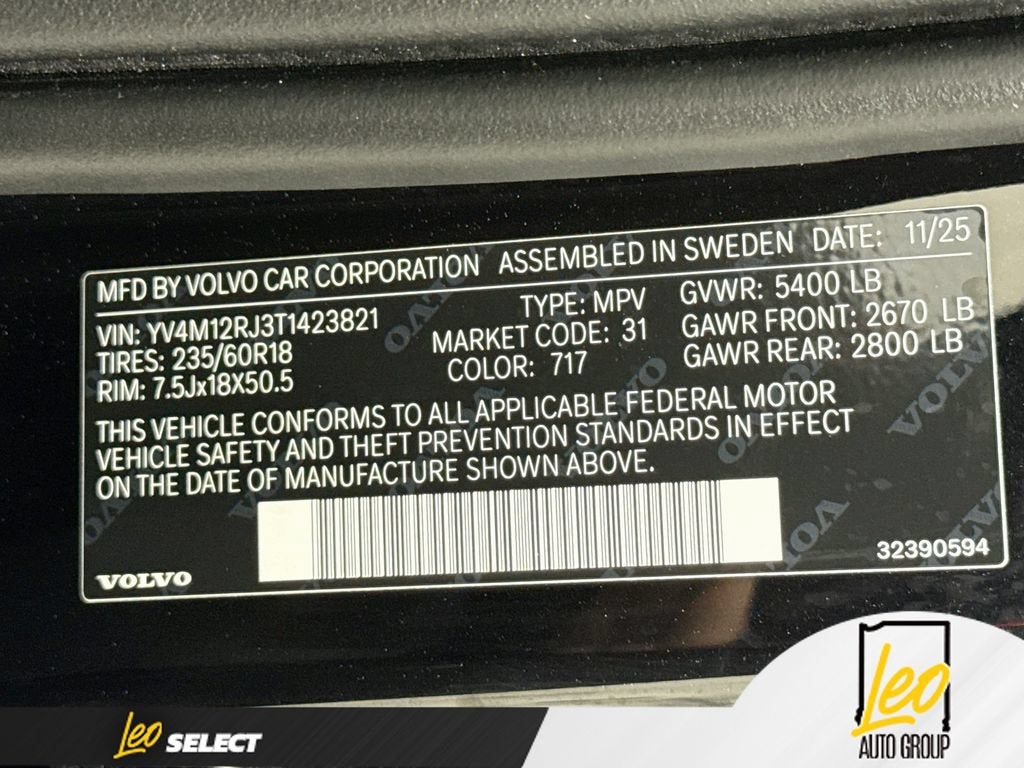 2026 Volvo XC60 Core